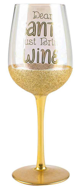 Assorted Christmas Wine Glasses