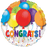 18" Foil Balloon Congrats With Balloons