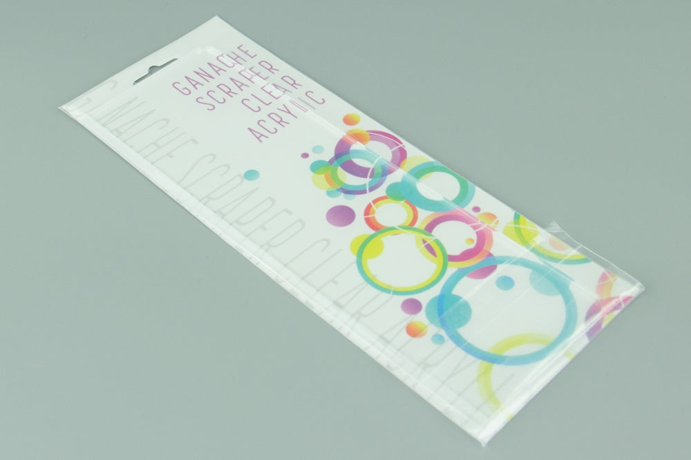 10 Inch Ganache Scraper  - Clear Acrylic