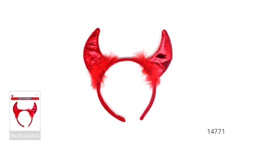 Devil Headband Metallic