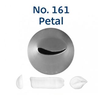No. 161 Petal Standard Stainless Steel Piping Tip