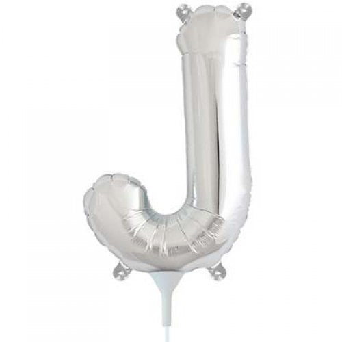 16'' Silver Foil Balloon Alpha J