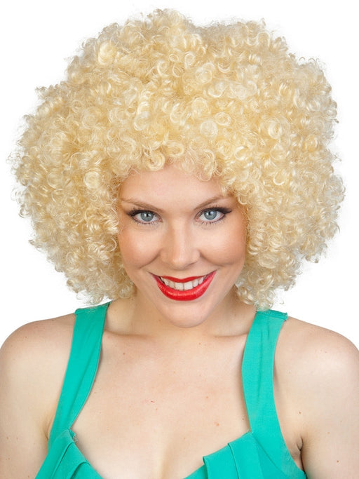 Wig Blonde Afro Curls