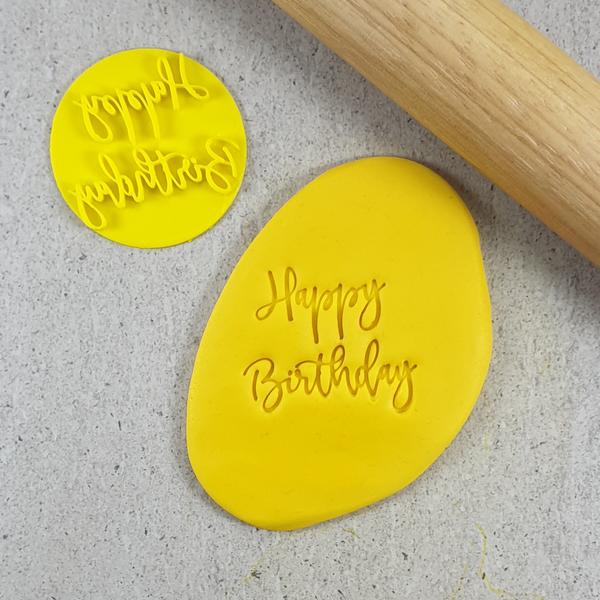 Happy Birthday Embosser V4