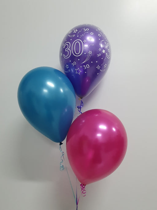 3 Balloon Bouquet Stuffed (1 Print 2 Plain)