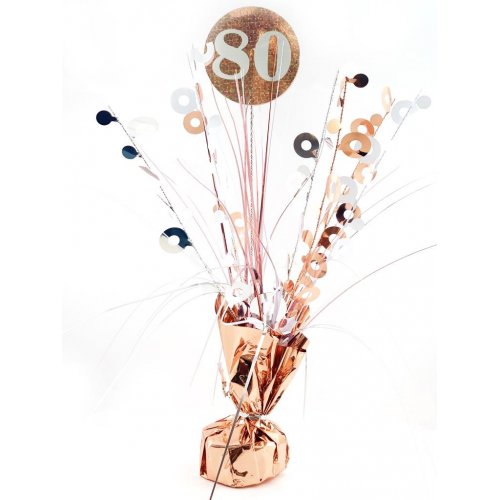 Birthday Rose Gold Holographic Centrepiece