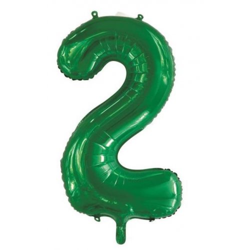 Green Mega Foil 34'' Numbers