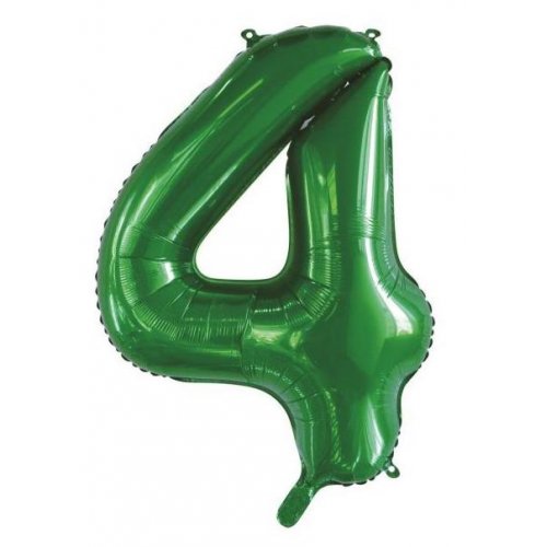 Green Mega Foil 34'' Numbers