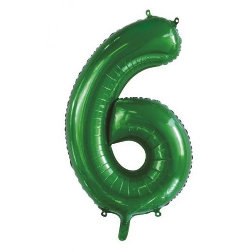 Green Mega Foil 34'' Numbers