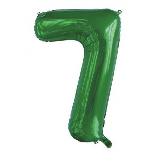 Green Mega Foil 34'' Numbers