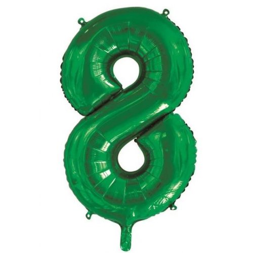 Green Mega Foil 34'' Numbers