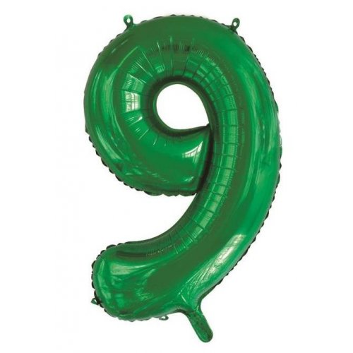 Green Mega Foil 34'' Numbers