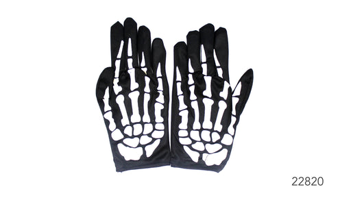 Skeleton Gloves Adult