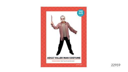 Adult Killer Man Costume