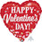 Happy Valentines Day Foil 45cm