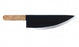 Butcher Knife with Wooden Look Handle 48cm
