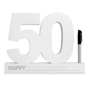 Signature Block 50th White