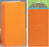 12 Paper Bags- Orange - 26cm H X 13cm W (10" X 5")