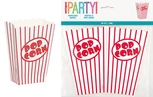 Popcorn Boxes 15cm H x 11.5cm W (6" x 4.5")