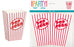 Popcorn Boxes 15cm H x 11.5cm W (6" x 4.5")