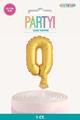 Gold 5" Foil Balloon Cake Topper