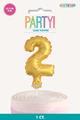 Gold 5" Foil Balloon Cake Topper