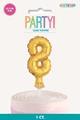 Gold 5" Foil Balloon Cake Topper