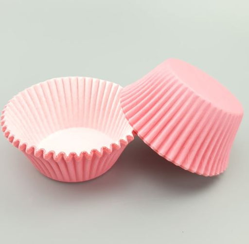 Cupcake Cases Grease-Proof Large- Light Pink