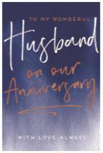 Husband Anniversary Greeting Card