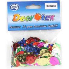 Multi-Coloured Balloon Shaped Scatters 14g