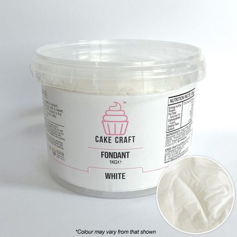 Cake Craft  Fondant  White 1kg