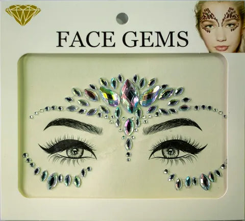 Face Jewels Glitter Stickers