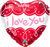 Foil Balloon 18" I Love You Doodle Loops