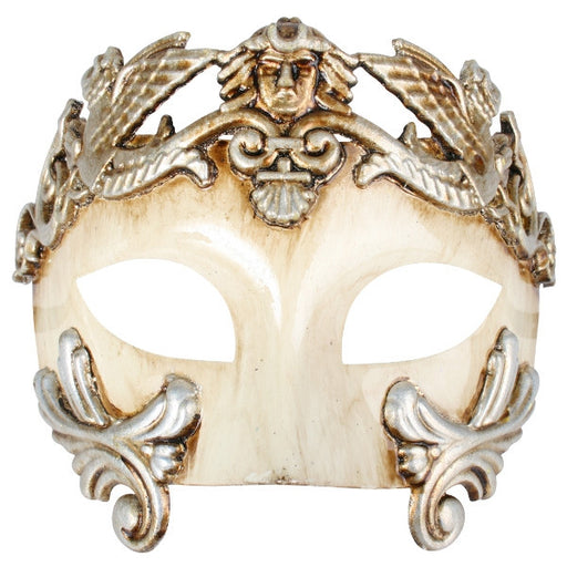 Antonio Roman Platinum And Ivory Eye mask