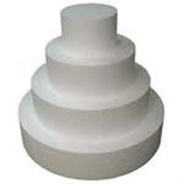 10x4 Inch Foam Cake Dummy Round