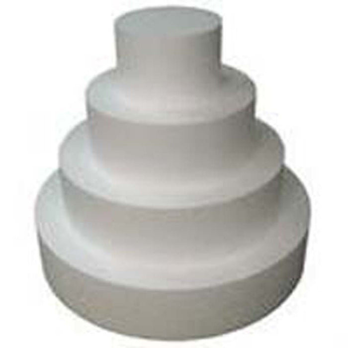 10x3 Inch Foam Cake Dummy Round
