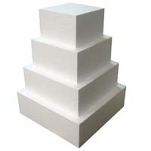Foam Cake Dummy Square  10x3 Inch