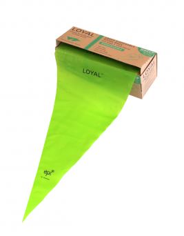 18''/46cm Biodegradable Green Disposable Piping Bags Box of 100