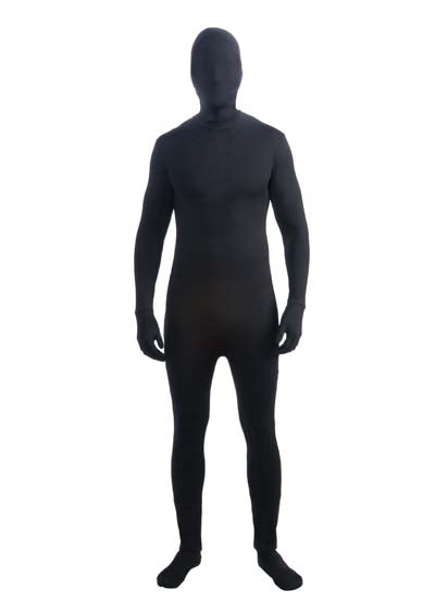 Adult Invisible Man Black Standard/Medium