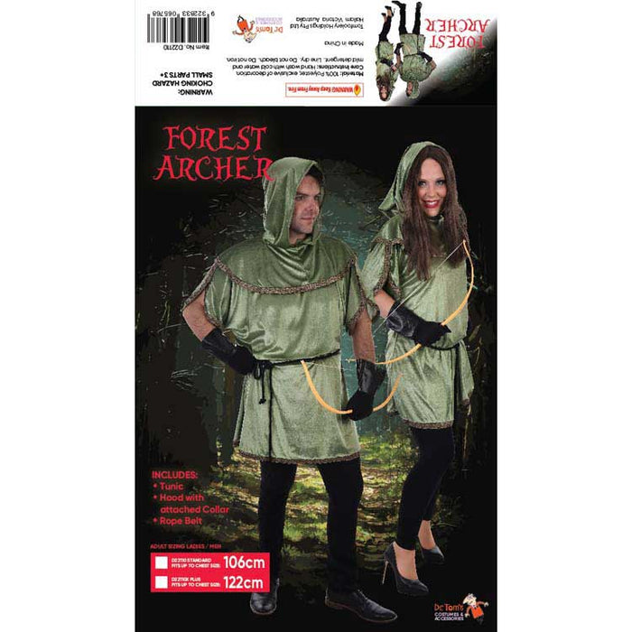 Forest Archer Costume Standard Size 106cm
