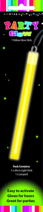 GLOW STICK YELLOW 1PK