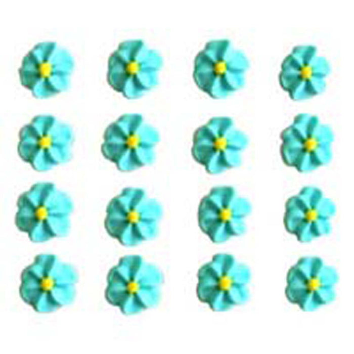 Apple Blossom Sugar Flowers Blue Each