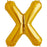 34" Gold Foil Letter X