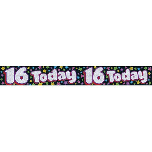 Banner 2.6m Happy 16th Birthday