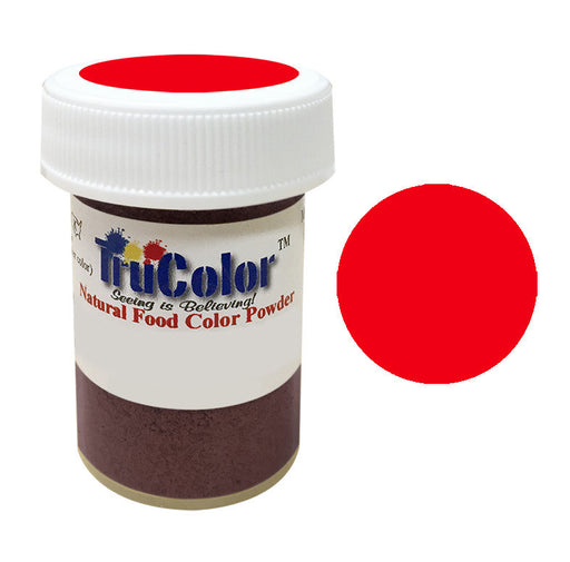 Trucolor - Red Natural Food Paint & Airbrush Powder- 10 Grams