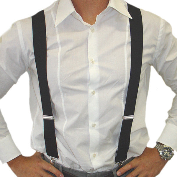 Bretelle Elastiche Nere 96x2,5 Cm – Accessorio Per Fancy Dress E Costumi - 4