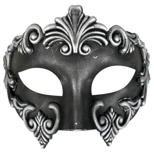 Lorenzo Silver & Black Eye Mask