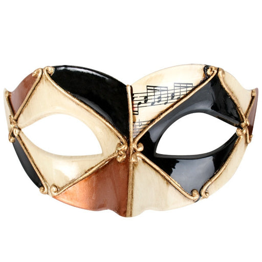 Pietro Black & Gold Eye Mask