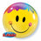 Bright Smile Face Bubble Balloon 22''/56cm