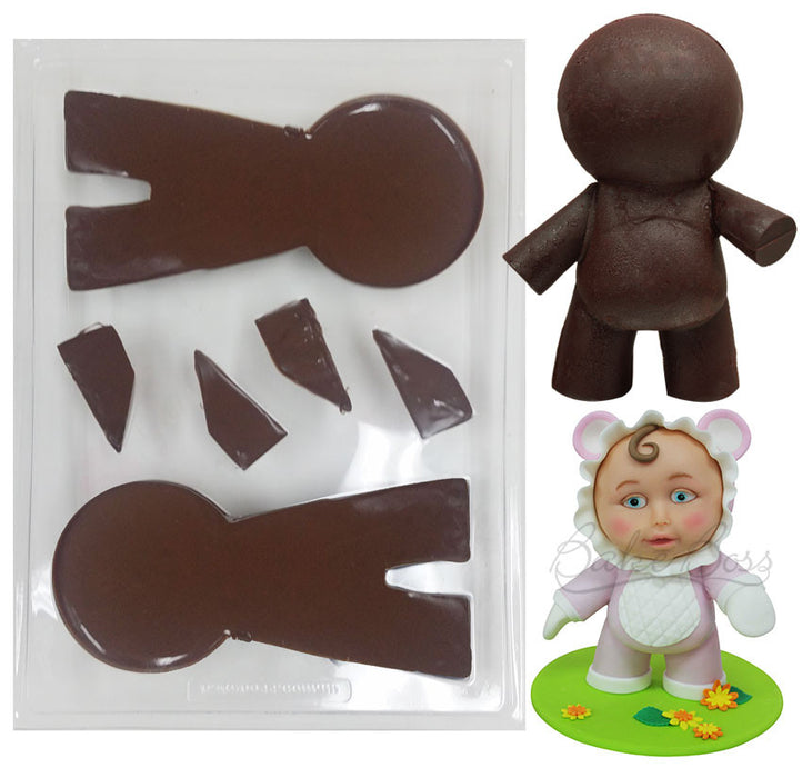 Mini Boss Man Body Chocolate Mould